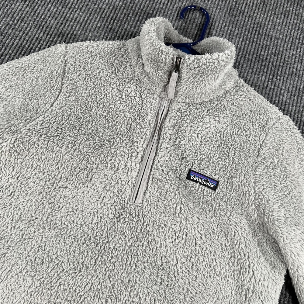 Patagonia Pullover Womens Medium Drifter Grey Los Gatos Fleece 1/4 Zip 25235